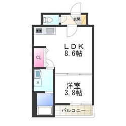 グラースコートの物件間取画像